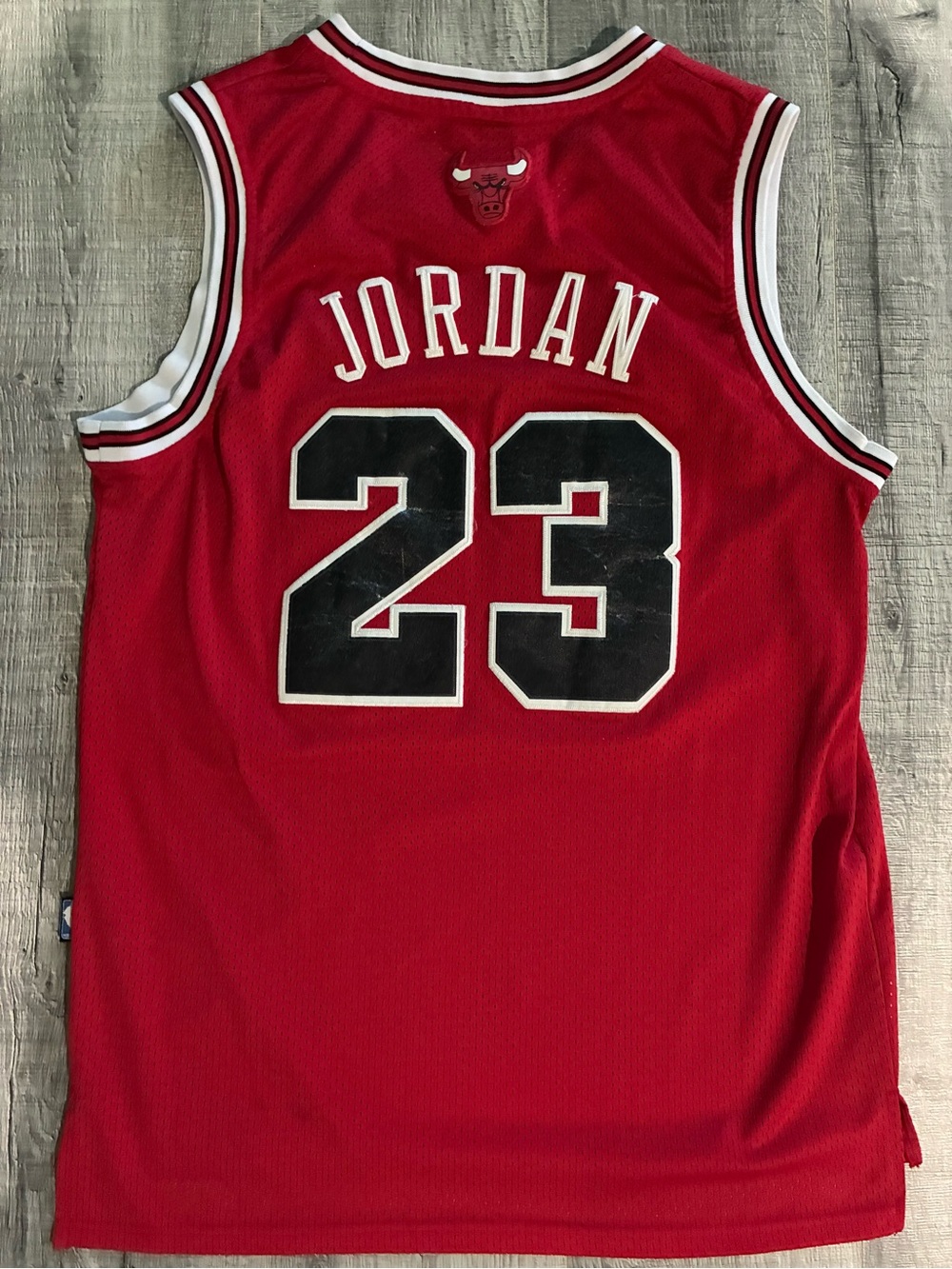 Michael Jordan Nike Chicago Bulls Red #23 Basketball Jersey